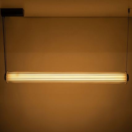 Zuma Line - LED reguliuojama liustra ant laido LED/39W/230V 2700-6500K juoda + nuotolinis valdymas