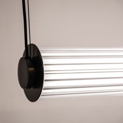 Zuma Line - LED reguliuojama liustra ant laido LED/39W/230V 2700-6500K juoda + nuotolinis valdymas