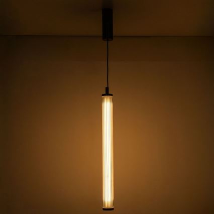 Zuma Line - LED reguliuojamas pakabinamas šviestuvas ant troselio LED/26W/230V 2700-6500K juodas + nuotolinio valdymo pultas
