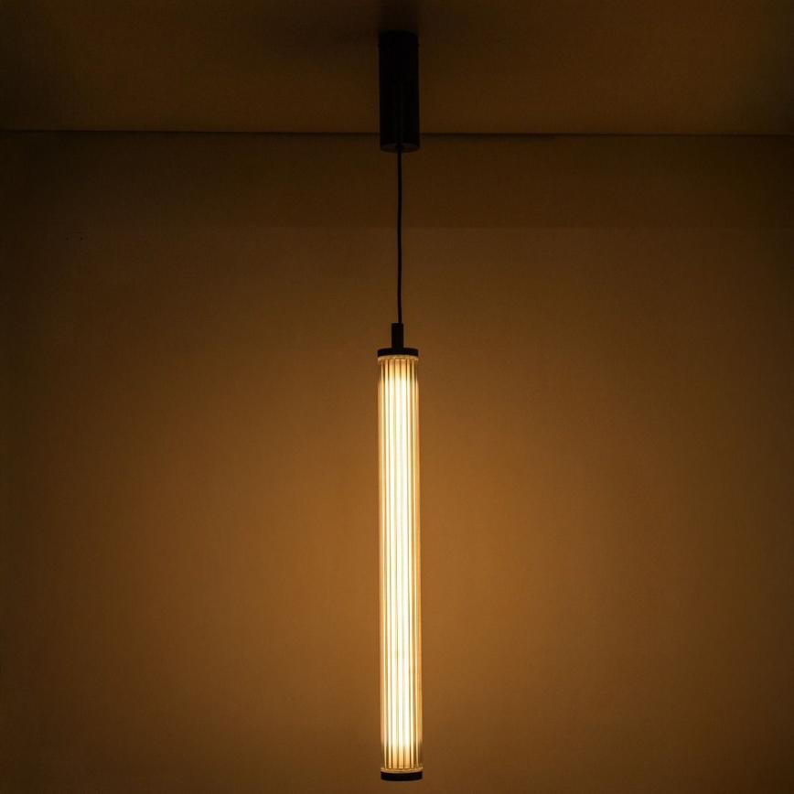 Zuma Line - LED reguliuojamas pakabinamas šviestuvas ant troselio LED/26W/230V 2700-6500K juodas + nuotolinio valdymo pultas