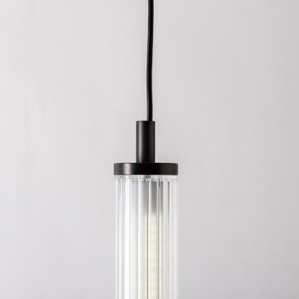 Zuma Line - LED reguliuojamas pakabinamas šviestuvas ant troselio LED/26W/230V 2700-6500K juodas + nuotolinio valdymo pultas