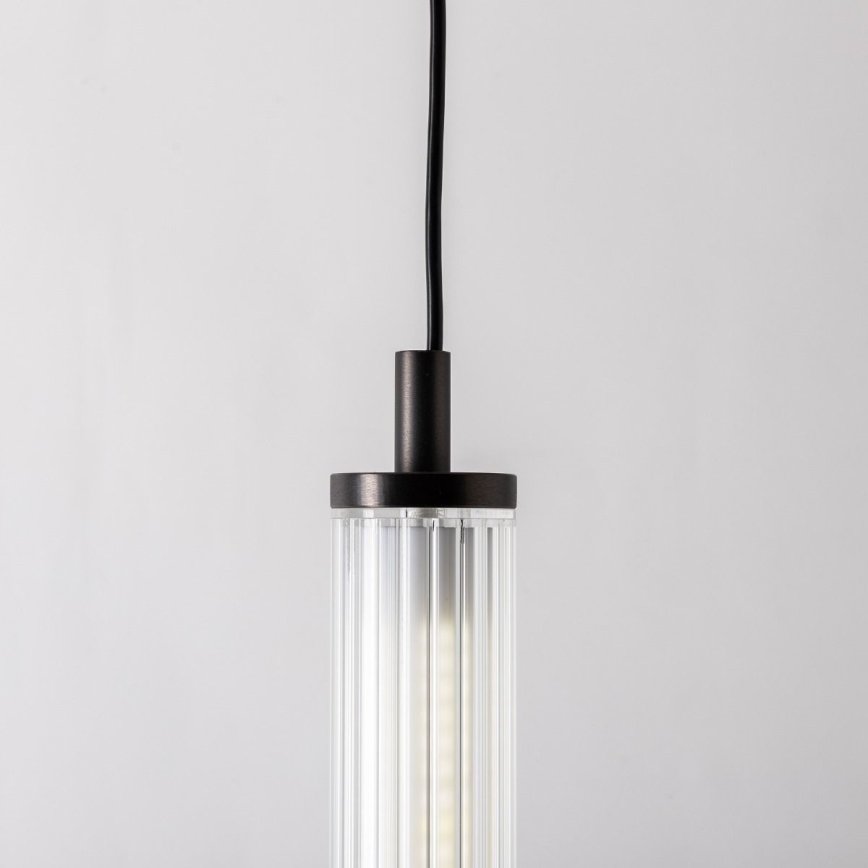 Zuma Line - LED reguliuojamas pakabinamas šviestuvas ant troselio LED/26W/230V 2700-6500K juodas + nuotolinio valdymo pultas