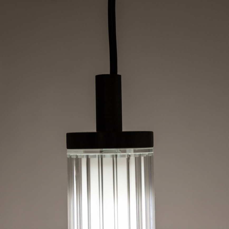 Zuma Line - LED reguliuojamas pakabinamas šviestuvas ant troselio LED/26W/230V 2700-6500K juodas + nuotolinio valdymo pultas