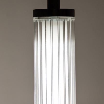 Zuma Line - LED reguliuojamas pakabinamas šviestuvas ant troselio LED/26W/230V 2700-6500K juodas + nuotolinio valdymo pultas