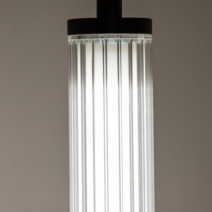 Zuma Line - LED reguliuojamas pakabinamas šviestuvas ant troselio LED/26W/230V 2700-6500K juodas + nuotolinio valdymo pultas