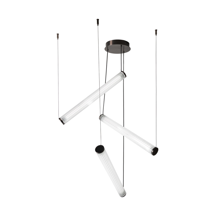 Zuma Line - LED reguliuojamas pakabinamas šviestuvas ant kabelio LED/64W/230V 2700-6500K juodos spalvos + nuotolinis valdymas
