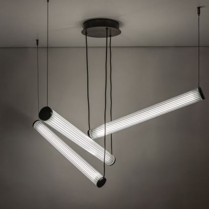Zuma Line - LED reguliuojamas pakabinamas šviestuvas ant kabelio LED/64W/230V 2700-6500K juodos spalvos + nuotolinis valdymas