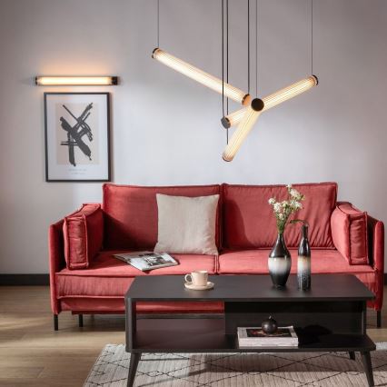 Zuma Line - LED reguliuojamas pakabinamas šviestuvas ant kabelio LED/64W/230V 2700-6500K juodos spalvos + nuotolinis valdymas