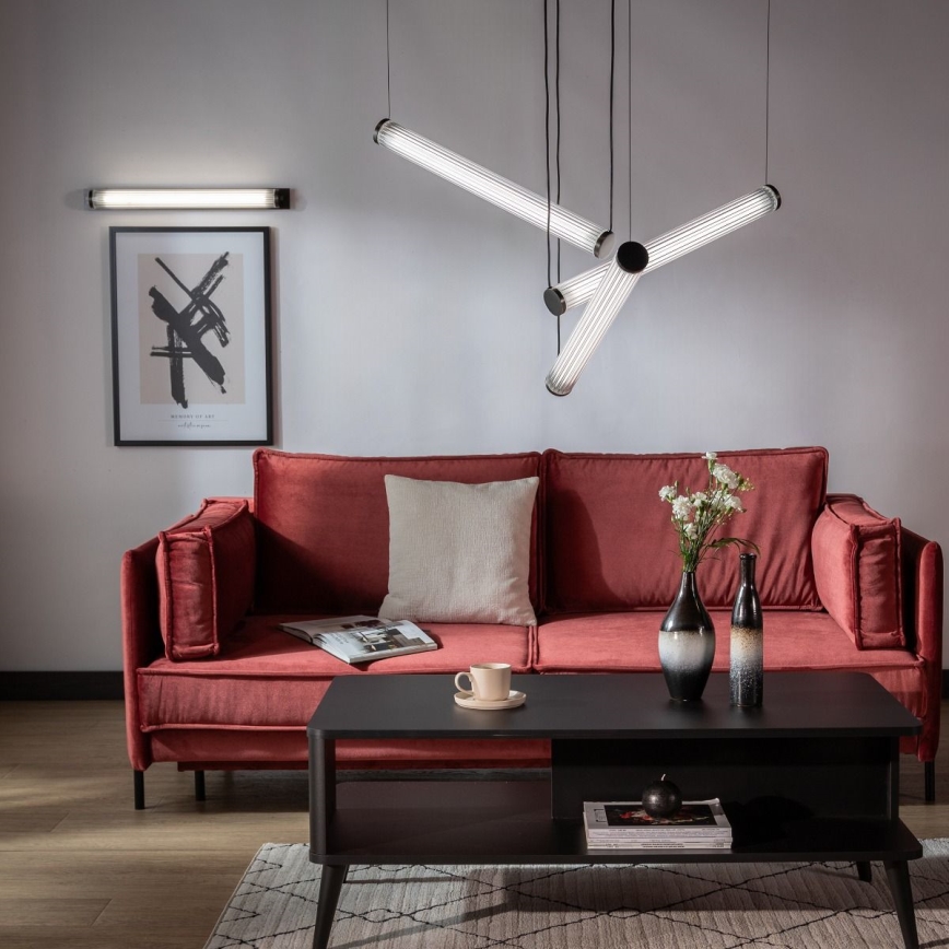 Zuma Line - LED reguliuojamas pakabinamas šviestuvas ant kabelio LED/64W/230V 2700-6500K juodos spalvos + nuotolinis valdymas