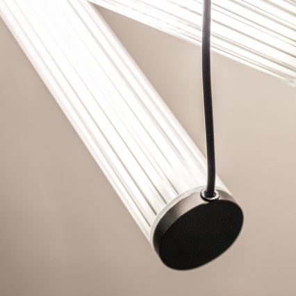 Zuma Line - LED reguliuojamas pakabinamas šviestuvas ant kabelio LED/64W/230V 2700-6500K juodos spalvos + nuotolinis valdymas