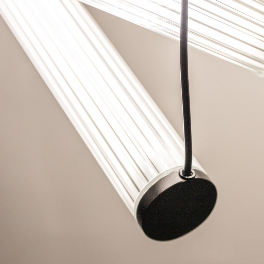 Zuma Line - LED reguliuojamas pakabinamas šviestuvas ant kabelio LED/64W/230V 2700-6500K juodos spalvos + nuotolinis valdymas