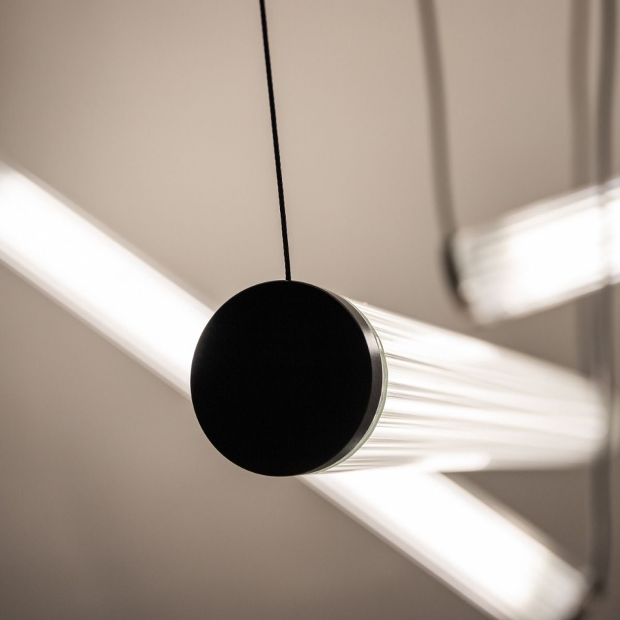 Zuma Line - LED reguliuojamas pakabinamas šviestuvas ant kabelio LED/64W/230V 2700-6500K juodos spalvos + nuotolinis valdymas