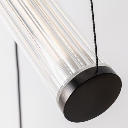 Zuma Line - LED reguliuojamas pakabinamas šviestuvas ant kabelio LED/64W/230V 2700-6500K juodos spalvos + nuotolinis valdymas