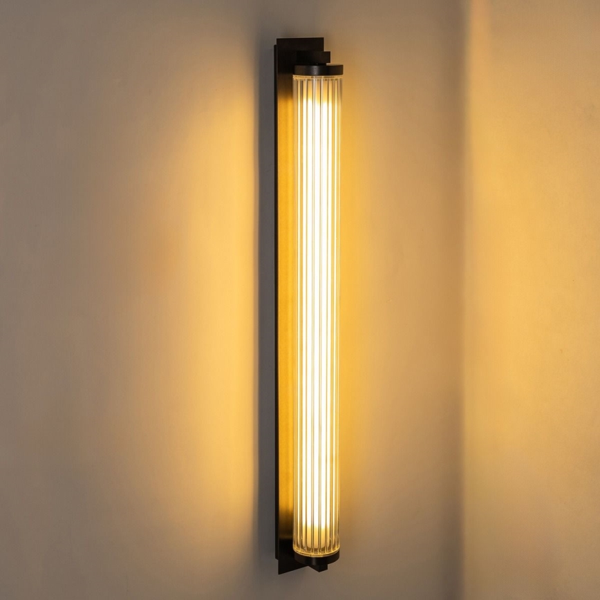 Zuma Line - dimeriuojamas LED sieninis šviestuvas LED/26W/230V 2700-6500K juodas + nuotolinis valdymas