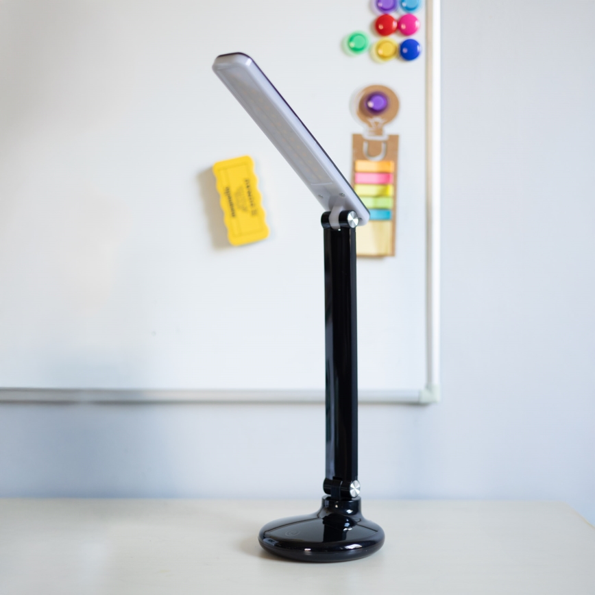 Zuma Line - LED Įkraunamas Stalinis šviestuvas LED/6W/1200 mAh 3000/4500/6000K CRI 90 juoda