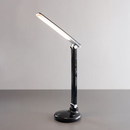 Zuma Line - LED Įkraunamas Stalinis šviestuvas LED/6W/1200 mAh 3000/4500/6000K CRI 90 juoda