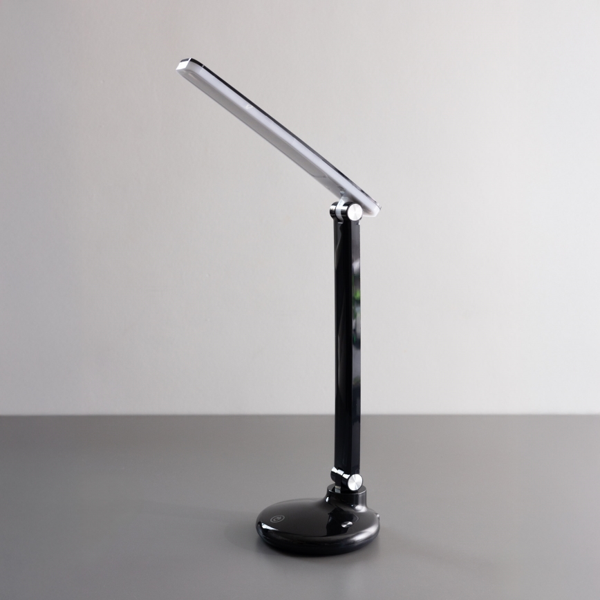 Zuma Line - LED Įkraunamas Stalinis šviestuvas LED/6W/1200 mAh 3000/4500/6000K CRI 90 juoda
