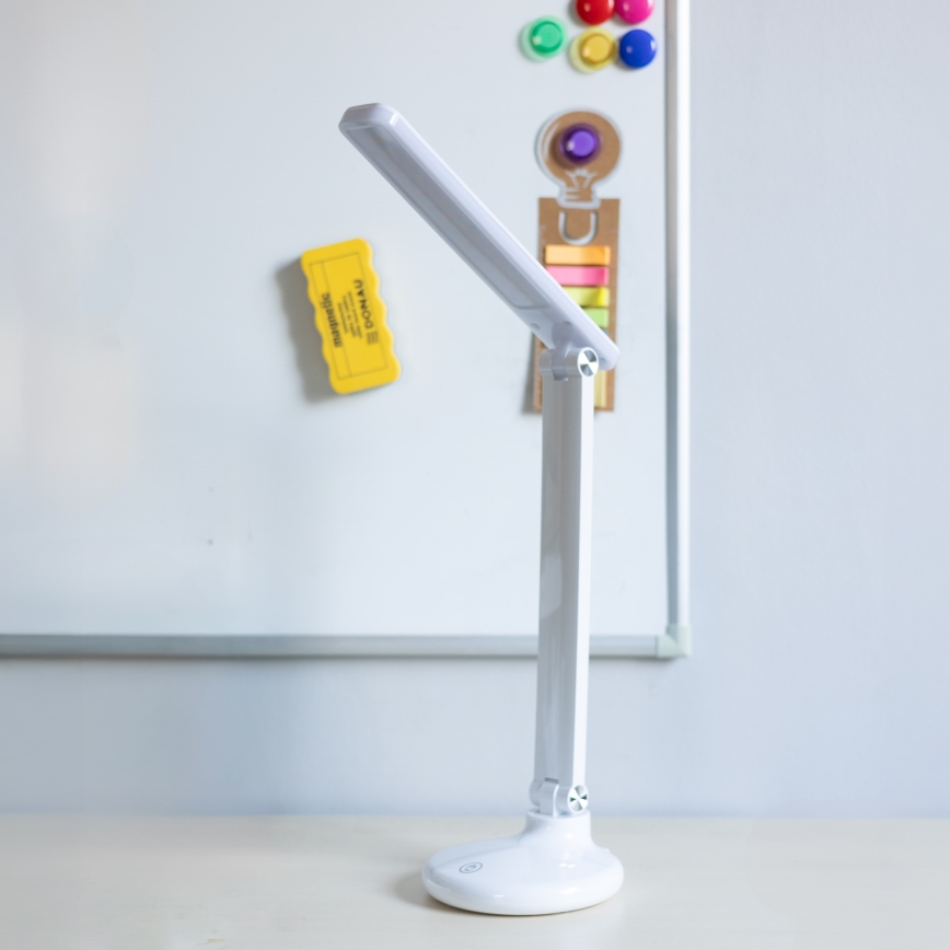 Zuma Line - LED Įkraunamas Stalinis šviestuvas LED/6W/1200 mAh 3000/4500/6000K CRI 90 balta