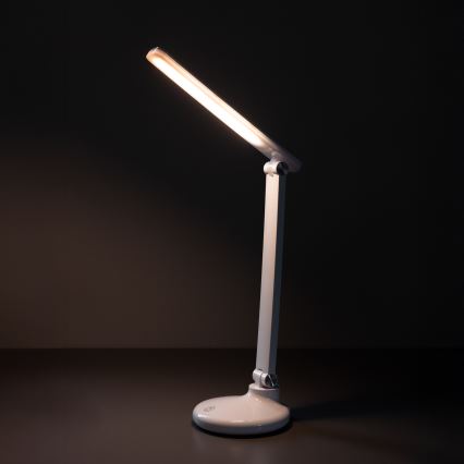 Zuma Line - LED Įkraunamas Stalinis šviestuvas LED/6W/1200 mAh 3000/4500/6000K CRI 90 balta