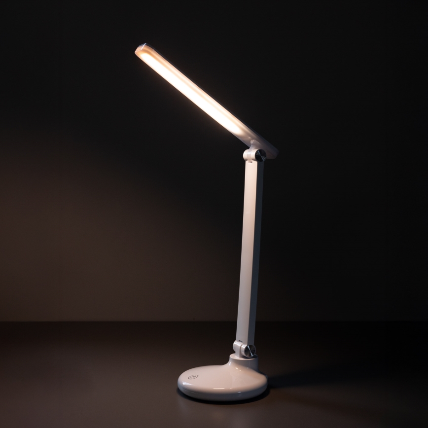 Zuma Line - LED Įkraunamas Stalinis šviestuvas LED/6W/1200 mAh 3000/4500/6000K CRI 90 balta