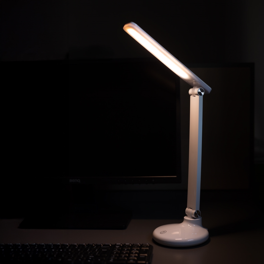 Zuma Line - LED Įkraunamas Stalinis šviestuvas LED/6W/1200 mAh 3000/4500/6000K CRI 90 balta