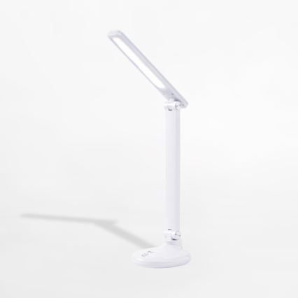 Zuma Line - LED Įkraunamas Stalinis šviestuvas LED/6W/1200 mAh 3000/4500/6000K CRI 90 balta