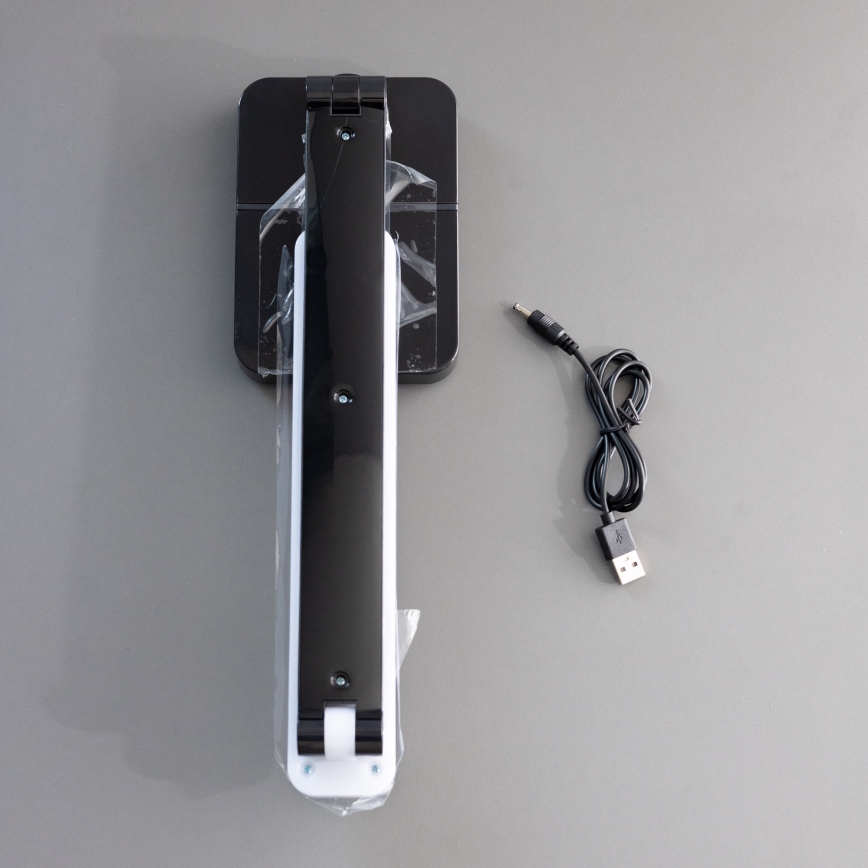Zuma Line - LED Įkraunamas Stalinis šviestuvas LED/8W/1200 mAh 3000/4500/6000K CRI 90 juoda