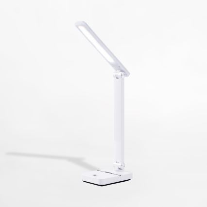 Zuma Line - LED Įkraunamas Stalinis šviestuvas LED/8W/1200 mAh 3000/4500/6000K CRI 90 balta
