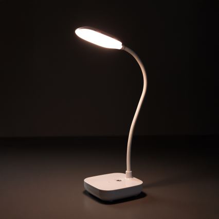 Zuma Line - LED Įkraunamas Stalinis šviestuvas LED/7W/1200 mAh 3000/4500/6000K CRI 90 balta