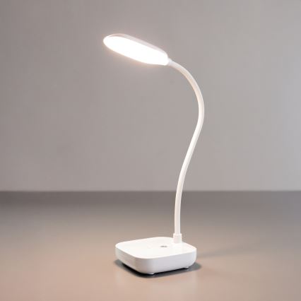 Zuma Line - LED Įkraunamas Stalinis šviestuvas LED/7W/1200 mAh 3000/4500/6000K CRI 90 balta