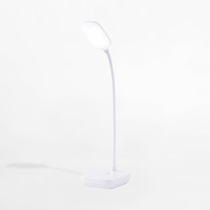 Zuma Line - LED Įkraunamas Stalinis šviestuvas LED/7W/1200 mAh 3000/4500/6000K CRI 90 balta