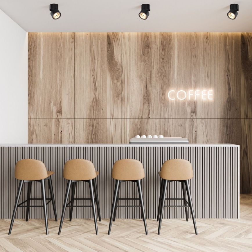 Zuma Line - Taškinis šviestuvas 1xGU10-ES111/15W/230V juodas