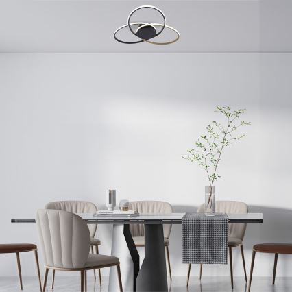 Zuma Line - LED lubinis šviestuvas LED/60W/230V 3000/4000/6000K juoda/auksas