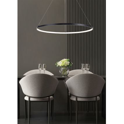 Zuma Line - LED pakabinamas šviestuvas ant laido LED/36W/230V 3000/4000/6000K skersmuo 80 cm juodas