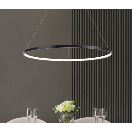 Zuma Line - LED pakabinamas šviestuvas ant laido LED/36W/230V 3000/4000/6000K skersmuo 80 cm juodas