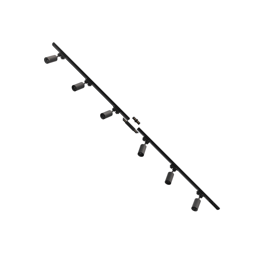 Zuma Line - Akcentinis šviestuvas bėgių sistemoje 6xGU10/35W/230V juoda