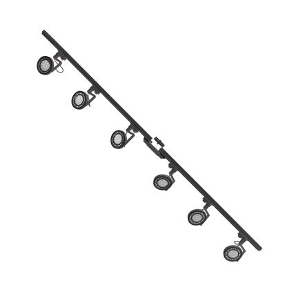 Zuma Line - Akcentinis šviestuvas bėgių sistemoje 6xGU10/10W/230V juoda
