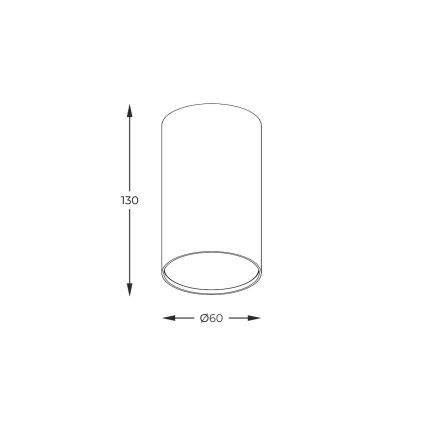 Zuma Line - Akcentinis šviestuvas 1xGU10/50W/230V ąžuolo