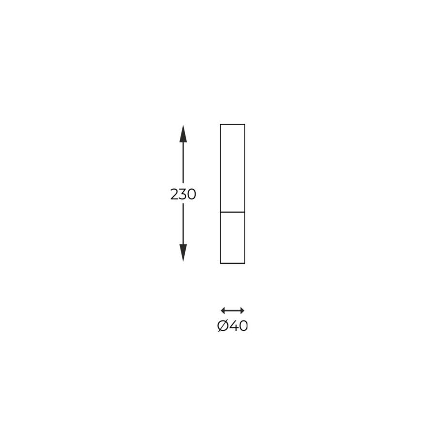 Zuma Line - Įmontuojamas šviestuvas 1xG9/28W/230V 23 cm ąžuolas