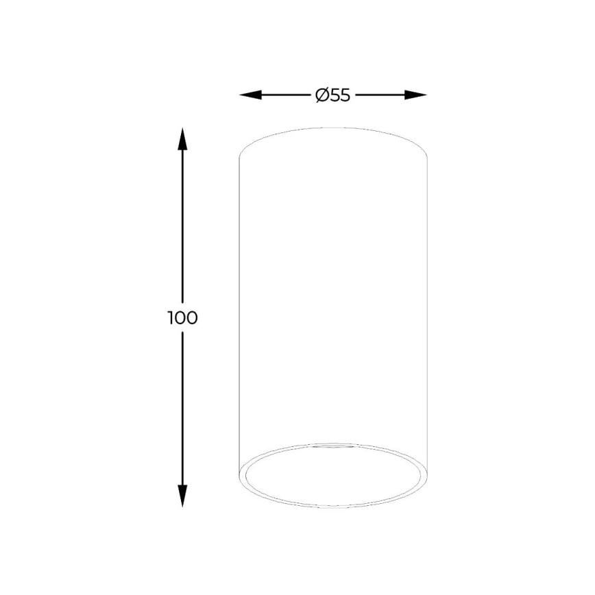 Zuma Line - dimeriuojamas LED RGBW taškinis šviestuvas 1xGU10/4,8W/230V balta + nuotolinis valdymas