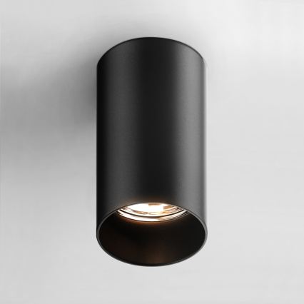 Zuma Line - dimeriuojamas LED RGBW taškinis šviestuvas 1xGU10/4,8W/230V juodas + nuotolinis valdymas