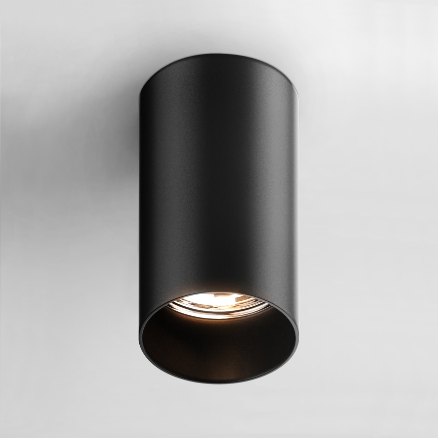 Zuma Line - dimeriuojamas LED RGBW taškinis šviestuvas 1xGU10/4,8W/230V juodas + nuotolinis valdymas
