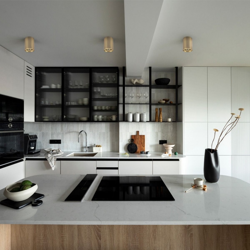 Zuma Line - LED RGBW pritemdomas taškinis šviestuvas 1xGU10/6W/230V auksinis + nuotolinis valdymas