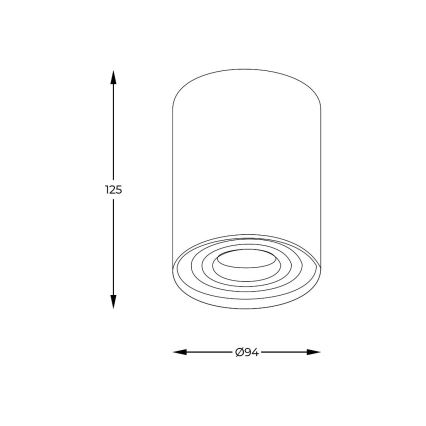 Zuma Line - LED RGBW pritemdomas taškinis šviestuvas 1xGU10/6W/230V auksinis + nuotolinis valdymas