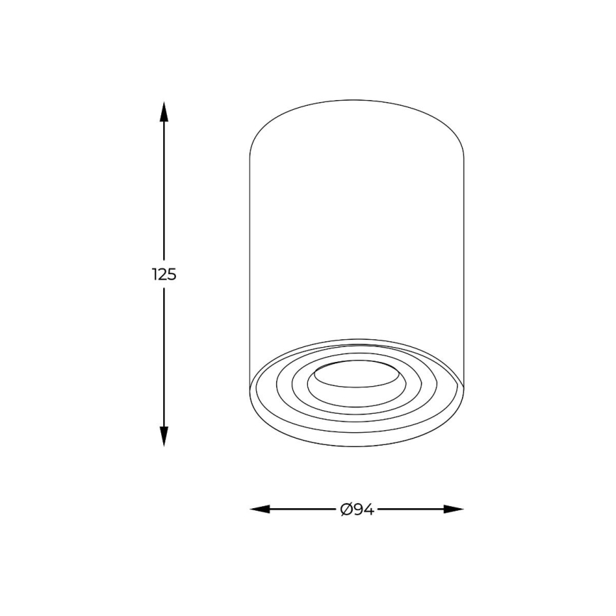 Zuma Line - LED RGBW pritemdomas taškinis šviestuvas 1xGU10/6W/230V auksinis + nuotolinis valdymas