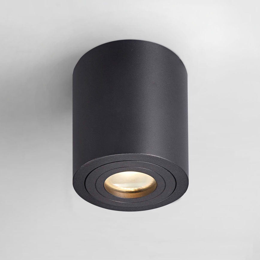 Zuma Line - LED RGBW dimeriuojamas vonios taškinis šviestuvas 1xGU10/6W/230V IP44 juodas + nuotolinis valdymas