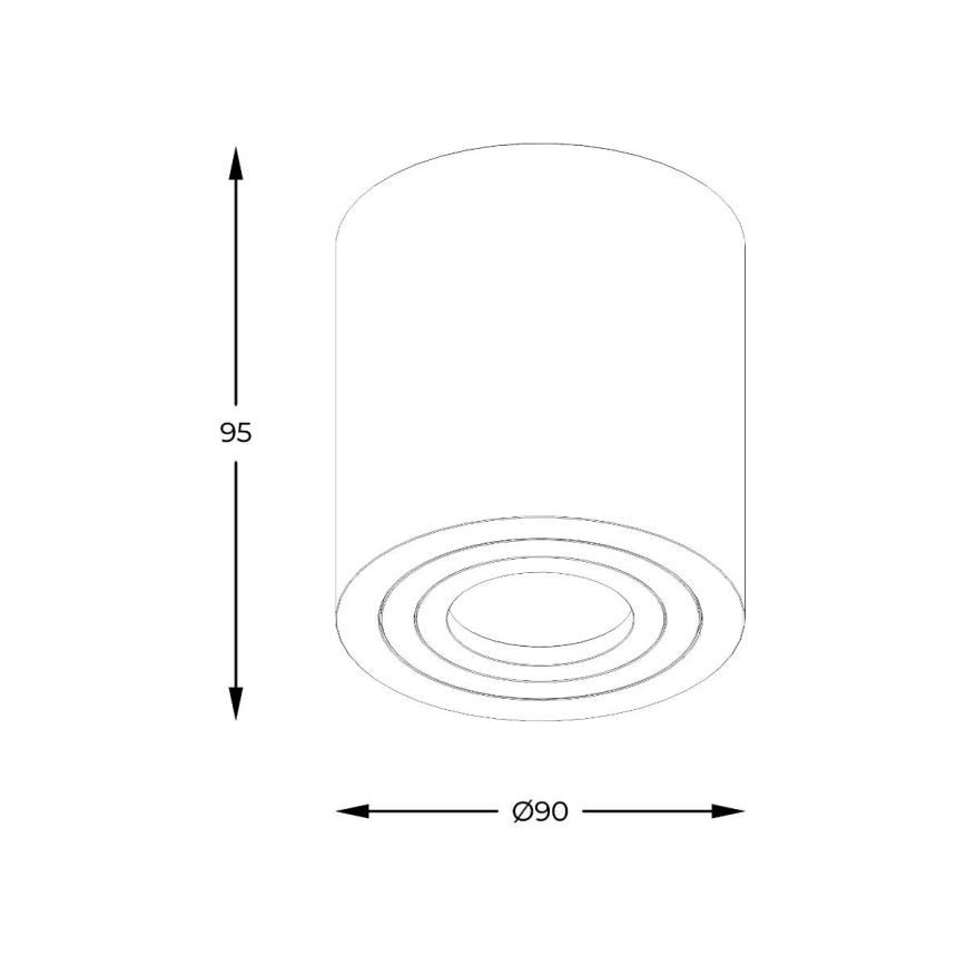 Zuma Line - LED RGBW dimeriuojamas vonios taškinis šviestuvas 1xGU10/6W/230V IP44 juodas + nuotolinis valdymas