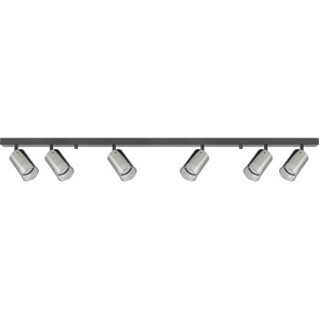 Zuma Line - Akcentinis apšvietimas 6xGU10/50W/230V juoda/pilka