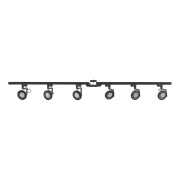 Zuma Line - Akcentinis šviestuvas bėgių sistemoje 6xGU10/10W/230V juoda