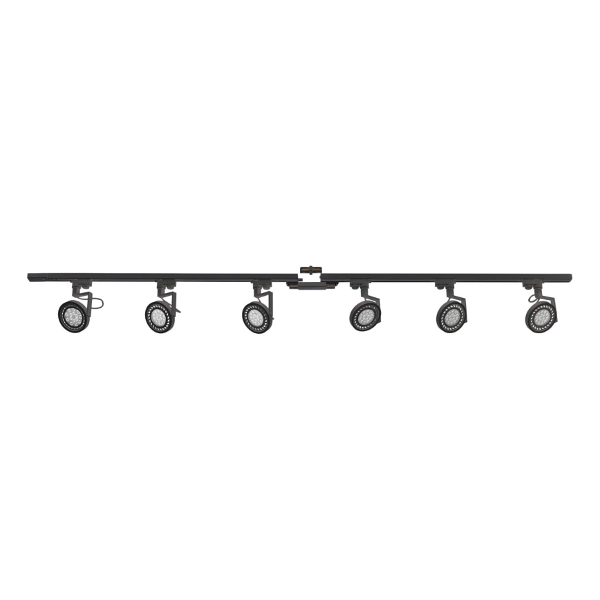 Zuma Line - Akcentinis šviestuvas bėgių sistemoje 6xGU10/10W/230V juoda